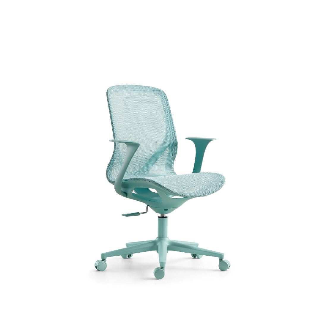 Pre-order  90 Days Delivery Elysian Office Chair LN020 - Lake Green