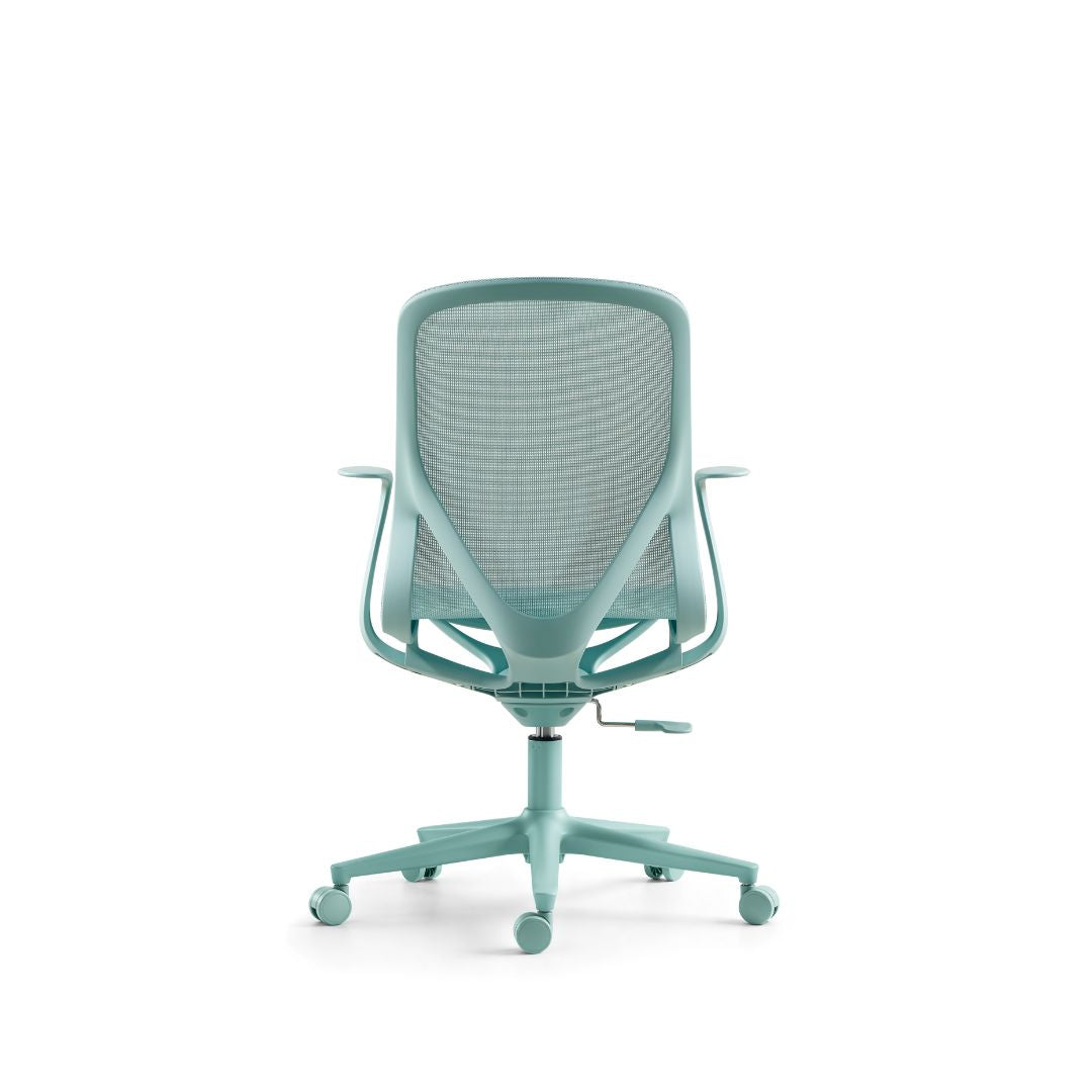 Pre-order  90 Days Delivery Elysian Office Chair LN020 - Lake Green