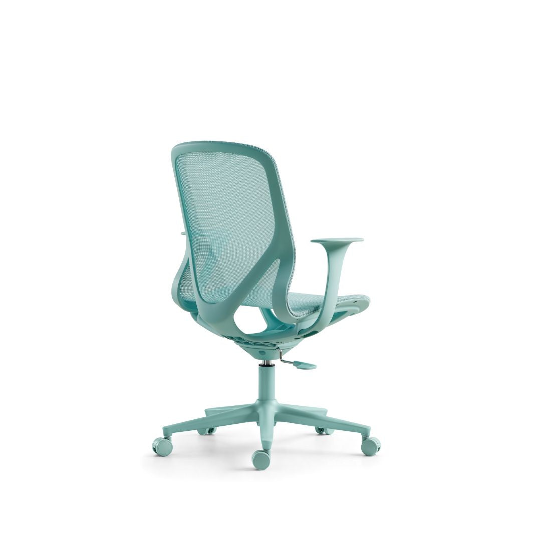 Pre-order  90 Days Delivery Elysian Office Chair LN020 - Lake Green
