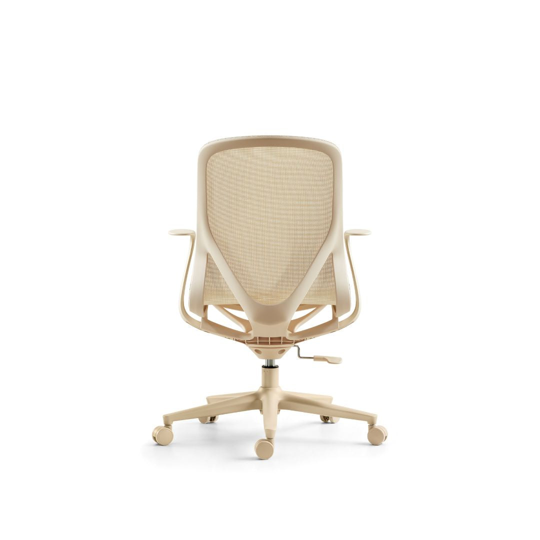Pre-order 90 Days Delivery Elysian Office Chair LN020 - Latte Coffee