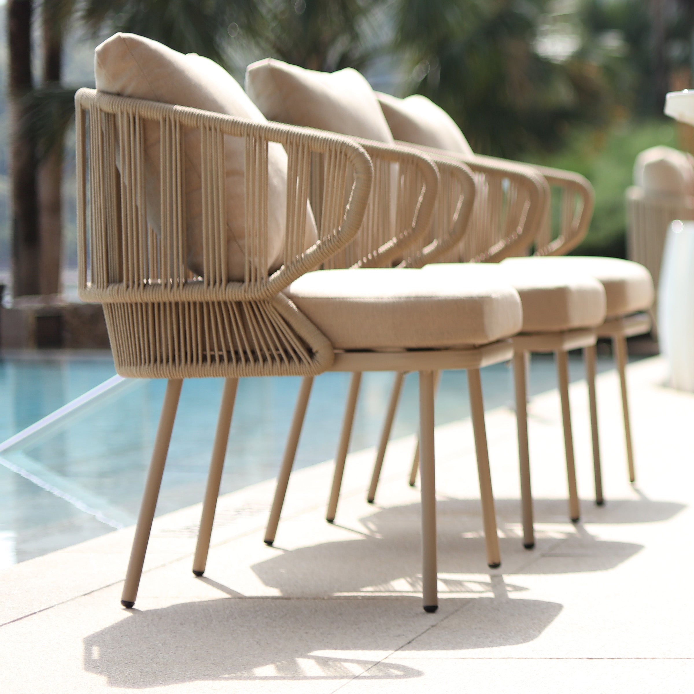 Embrace Outdoor Dining Chair MYX-DC1040 -  Outdoor Chairs | كرسي طعام خارجي من امبريس - ebarza Furniture UAE | Shop Modern Furniture in Abu Dhabi & Dubai - مفروشات ايبازرا في الامارات | تسوق اثاث عصري وديكورات مميزة في دبي وابوظبي