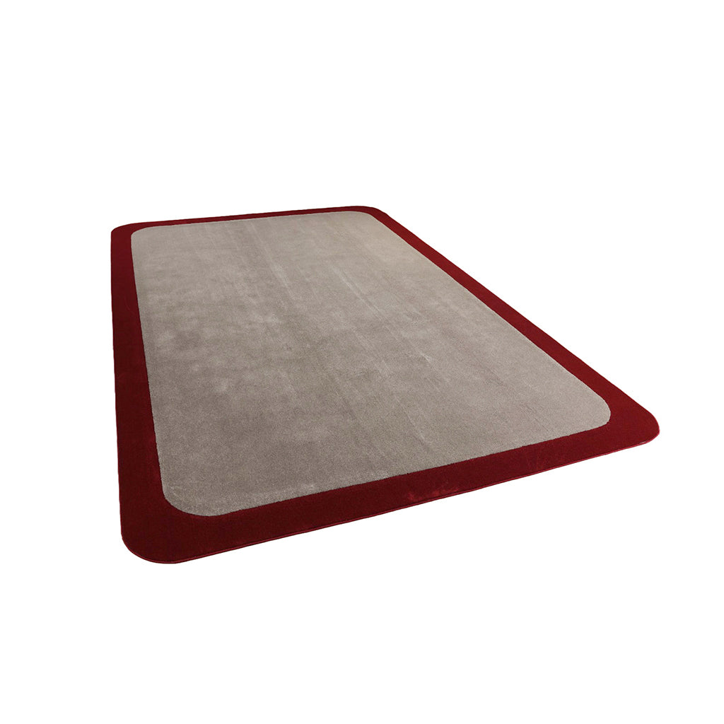 230X160 Cm FRAME-04 ROUNDED CORNER CARPET - BROWN 88 (INNER-C1631)-(OUTER-BOUNTY 20)-FM04