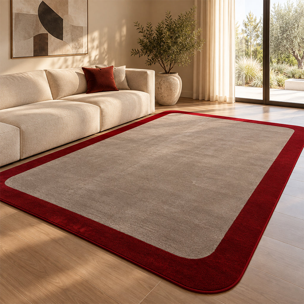 سجادة ذات زوايا مستديرة، مقاس 450 × 300 سم، إطار رقم 04 - BROWN 88 (INNER-C1631)-(OUTER-BOUNTY 20)-FM04