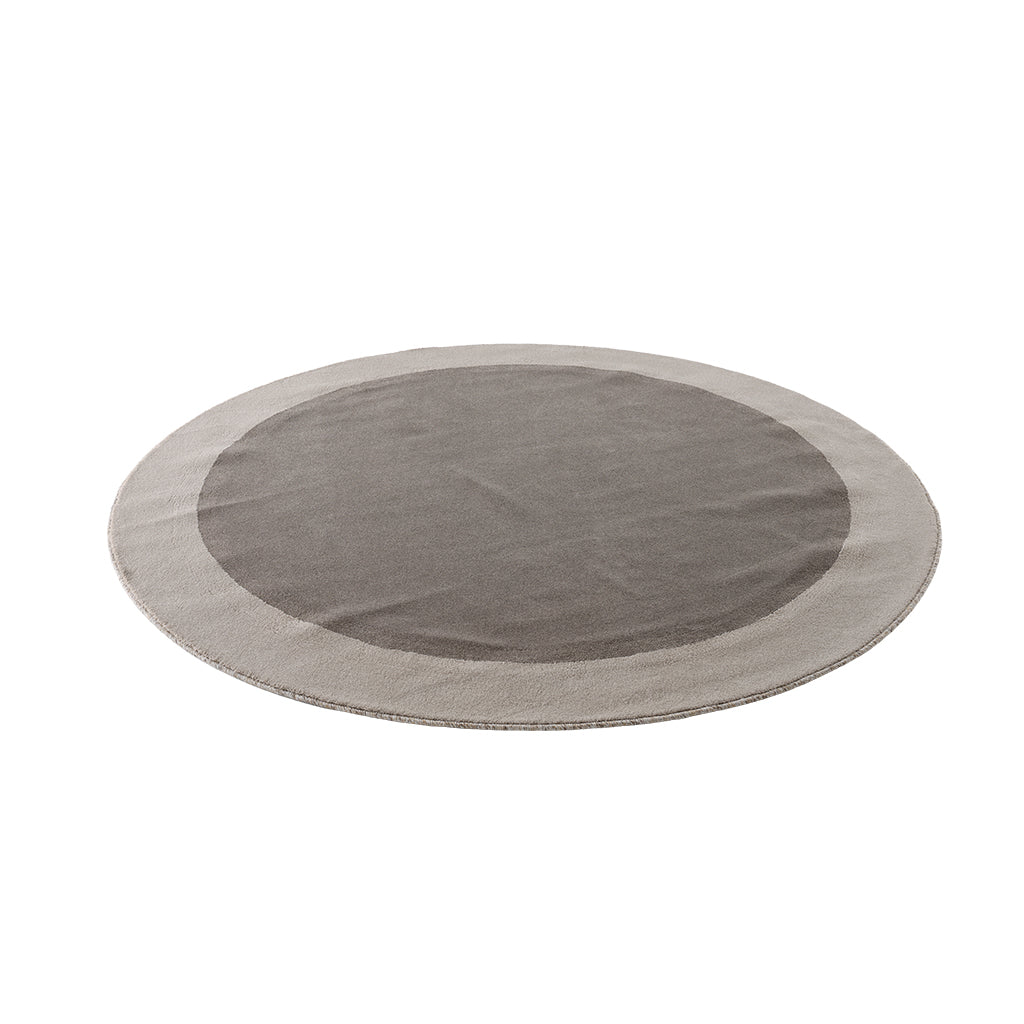 D300 CM FRAME-R06 Round Rug - INNER BROWN 88 (C1631) - OUTER (C1901)-FM-R06