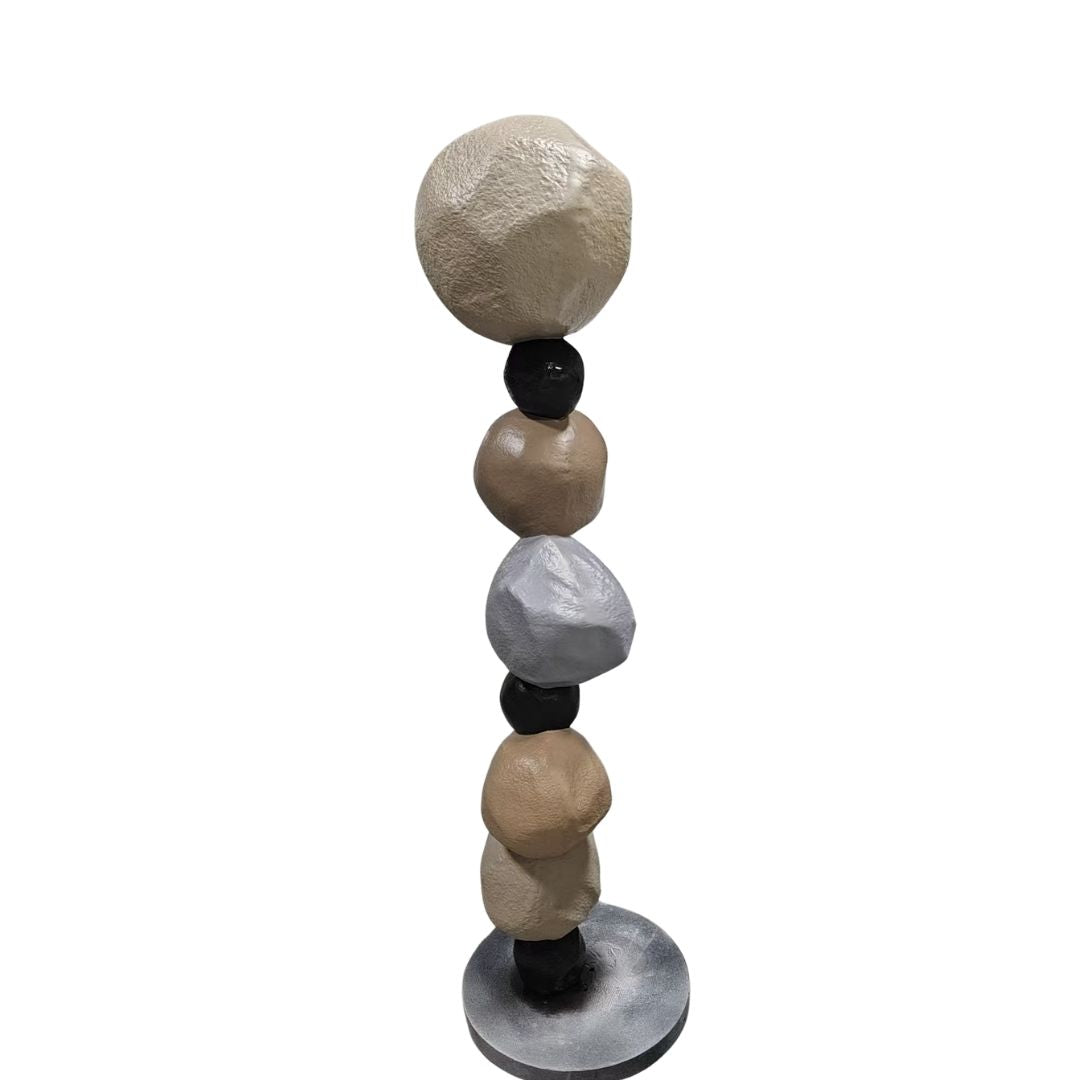 Fiberglass sculpture F9177 by BEACON, modern artwork with textured finish, displayed as a decorative art piece.