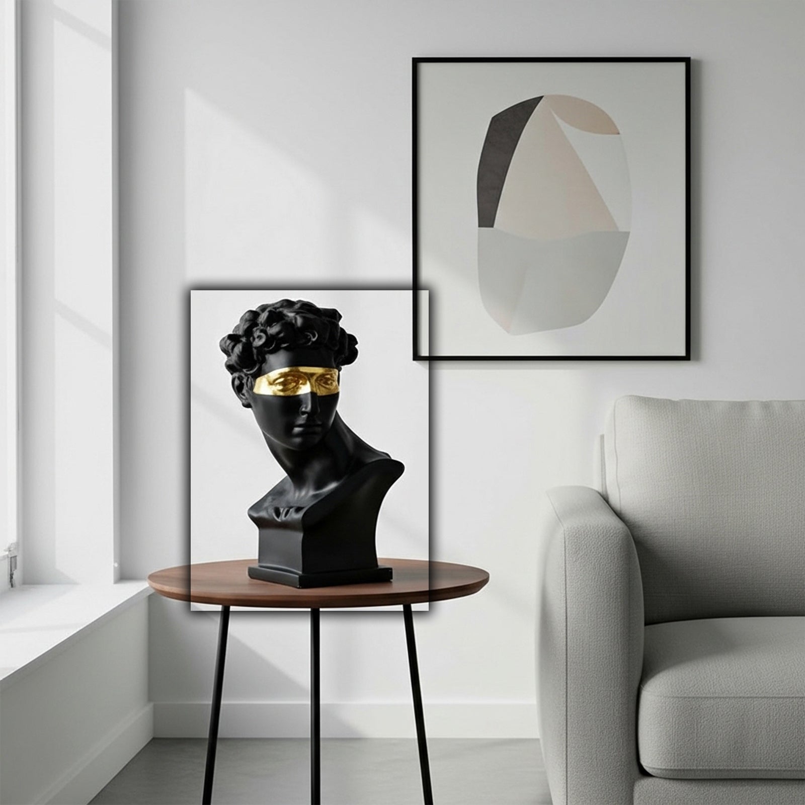 Figure Table Decoration-Black Fb-Sz1911 -  Home Decor Figurines - ebarza Furniture UAE | Shop Modern Furniture in Abu Dhabi & Dubai - مفروشات ايبازرا في الامارات | تسوق اثاث عصري وديكورات مميزة في دبي وابوظبي