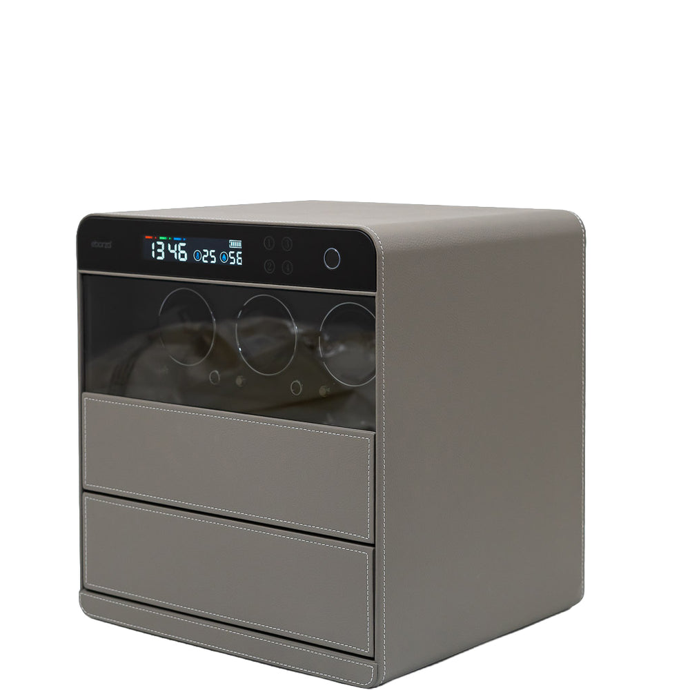 Fingerprint Safe box with Watch Winder 3 Watchs CH9-ST053-T3-400 | ebarza