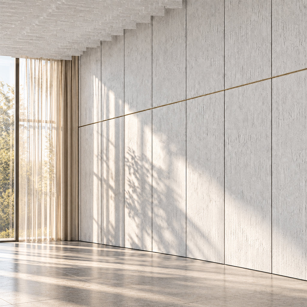 300x120cm Flex Stone Cladding Culture Stone Pure white