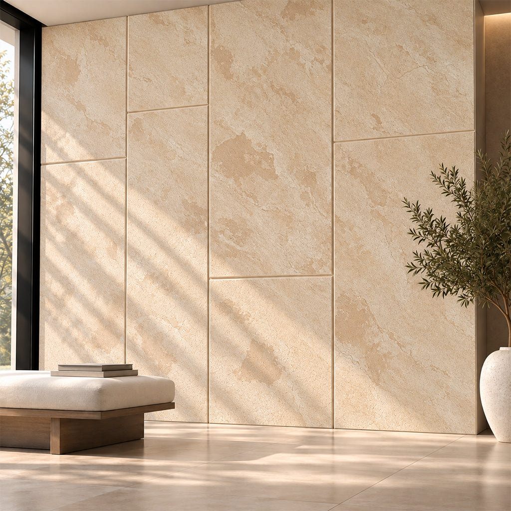 290x116cm Flex Stone Cladding Slate Sunrise
