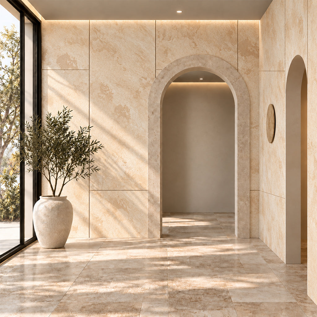 290x116cm Flex Stone Cladding Slate Sunrise
