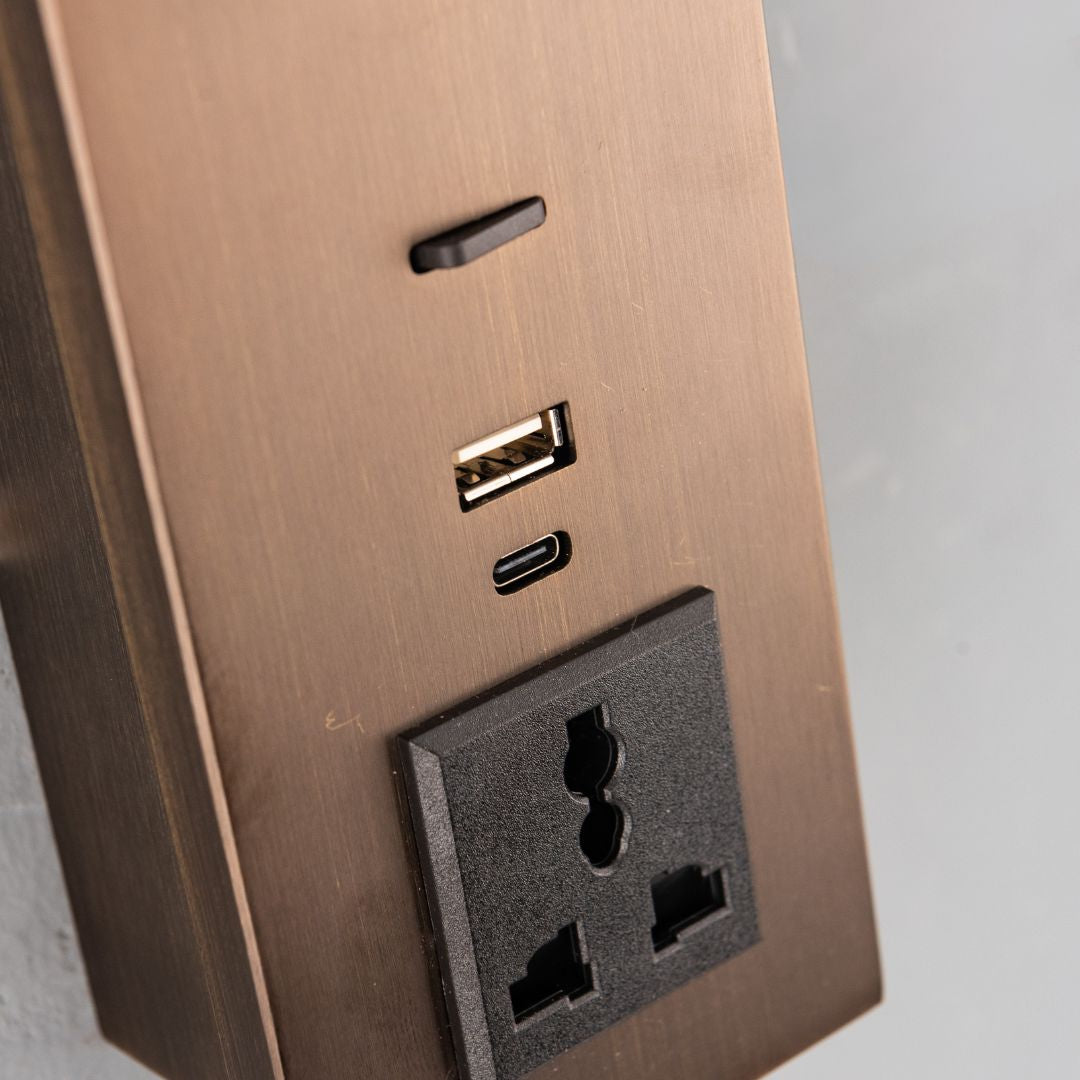 Flexo Hotel Style Headboard/ Wall Reading Lamp Flexo-Ez-WL-28AB -  Wall Lamps - ebarza Furniture UAE | Shop Modern Furniture in Abu Dhabi & Dubai - مفروشات ايبازرا في الامارات | تسوق اثاث عصري وديكورات مميزة في دبي وابوظبي