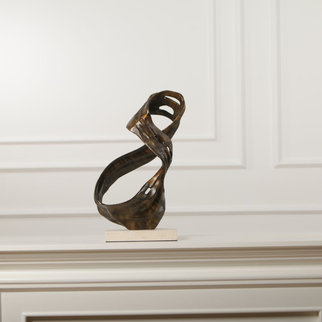 Pre-order 15 Days Delivery Flowing Balance Sculpture KA5182A -  Home Decor Figurines - ebarza Furniture UAE | Shop Modern Furniture in Abu Dhabi & Dubai - مفروشات ايبازرا في الامارات | تسوق اثاث عصري وديكورات مميزة في دبي وابوظبي