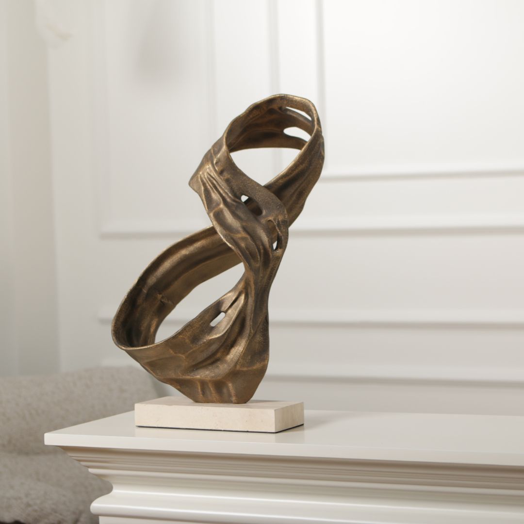 Pre-order 15 Days Delivery Flowing Balance Sculpture KA5182A -  Home Decor Figurines - ebarza Furniture UAE | Shop Modern Furniture in Abu Dhabi & Dubai - مفروشات ايبازرا في الامارات | تسوق اثاث عصري وديكورات مميزة في دبي وابوظبي