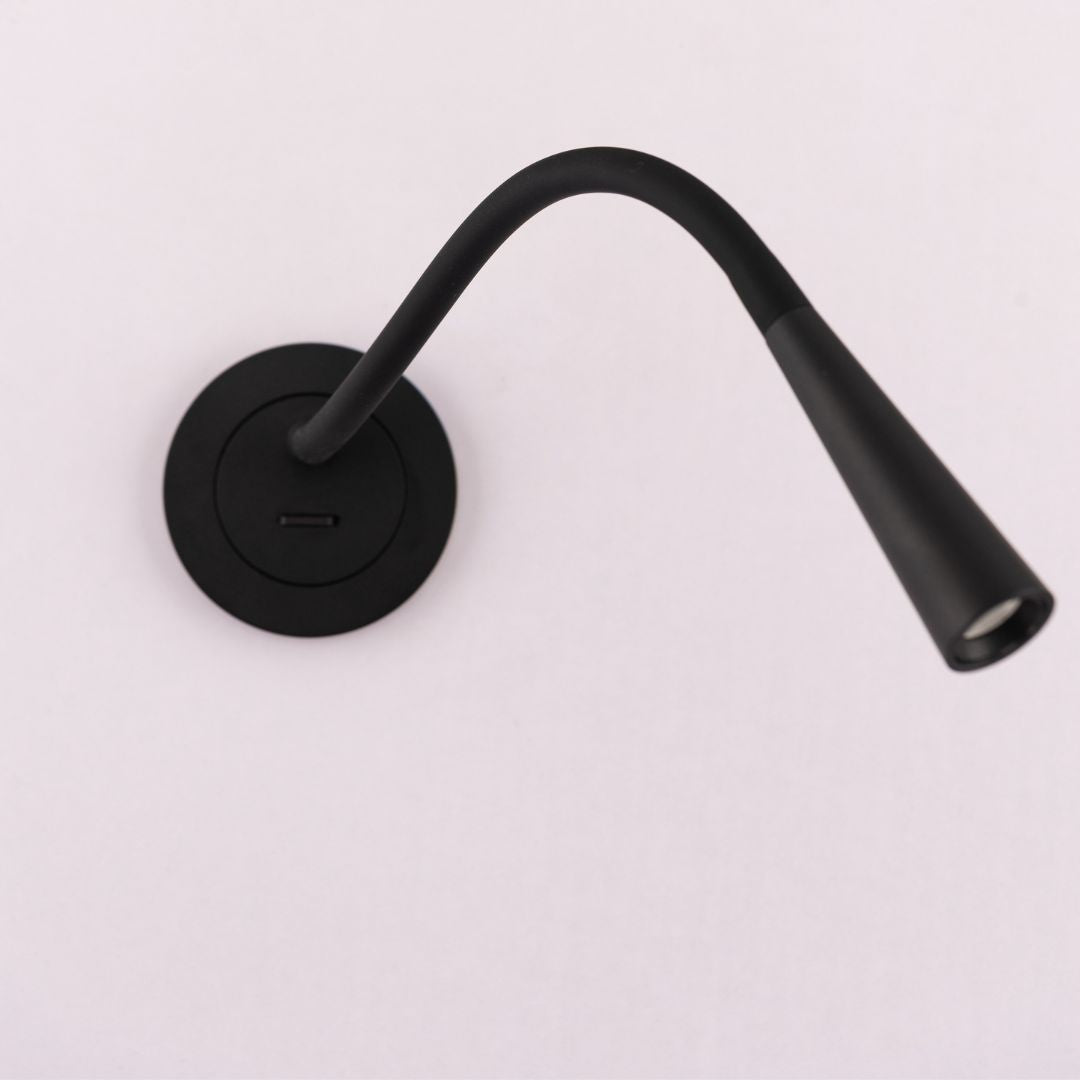FoSage Hotel Style Headboard/ Wall Reading Lamp FoSage-Ez-WL-02BK -  Wall Lamps - ebarza Furniture UAE | Shop Modern Furniture in Abu Dhabi & Dubai - مفروشات ايبازرا في الامارات | تسوق اثاث عصري وديكورات مميزة في دبي وابوظبي