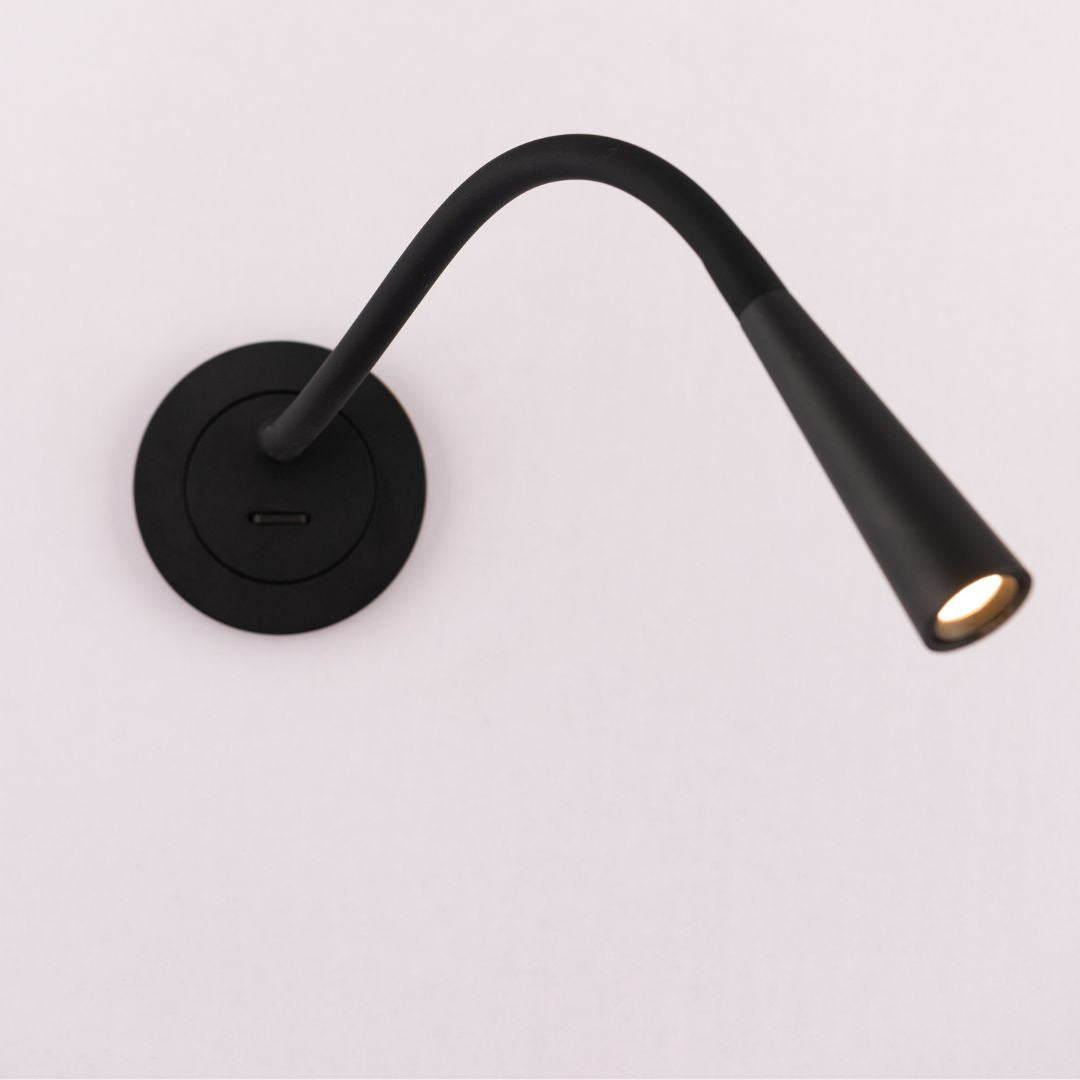 FoSage Hotel Style Headboard/ Wall Reading Lamp FoSage-Ez-WL-02BK -  Wall Lamps - ebarza Furniture UAE | Shop Modern Furniture in Abu Dhabi & Dubai - مفروشات ايبازرا في الامارات | تسوق اثاث عصري وديكورات مميزة في دبي وابوظبي