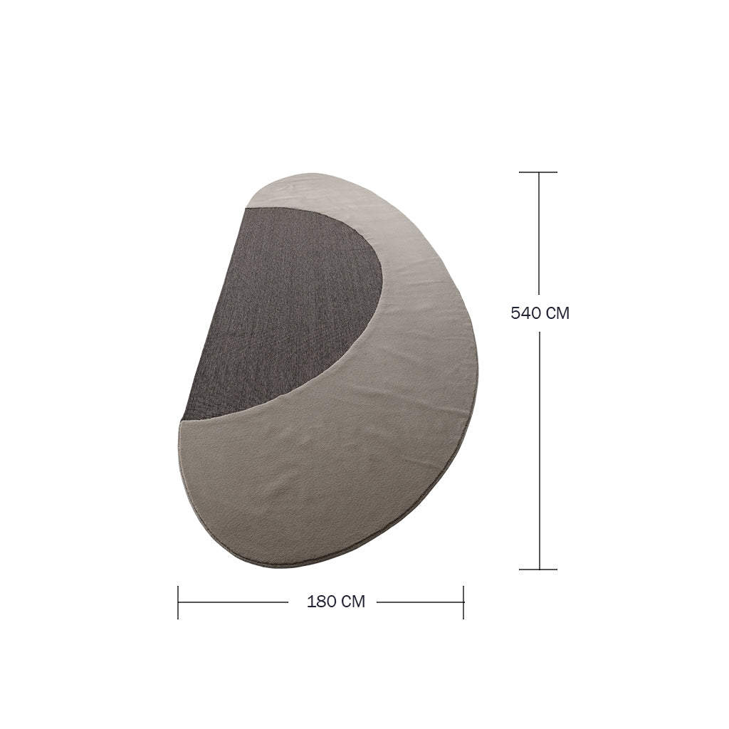540x180CM HORIZON-02 Handmade Runner Rug - TOP (C1901) - BOTTOM HALIM 21 (HASIR 21) - HOR-02
