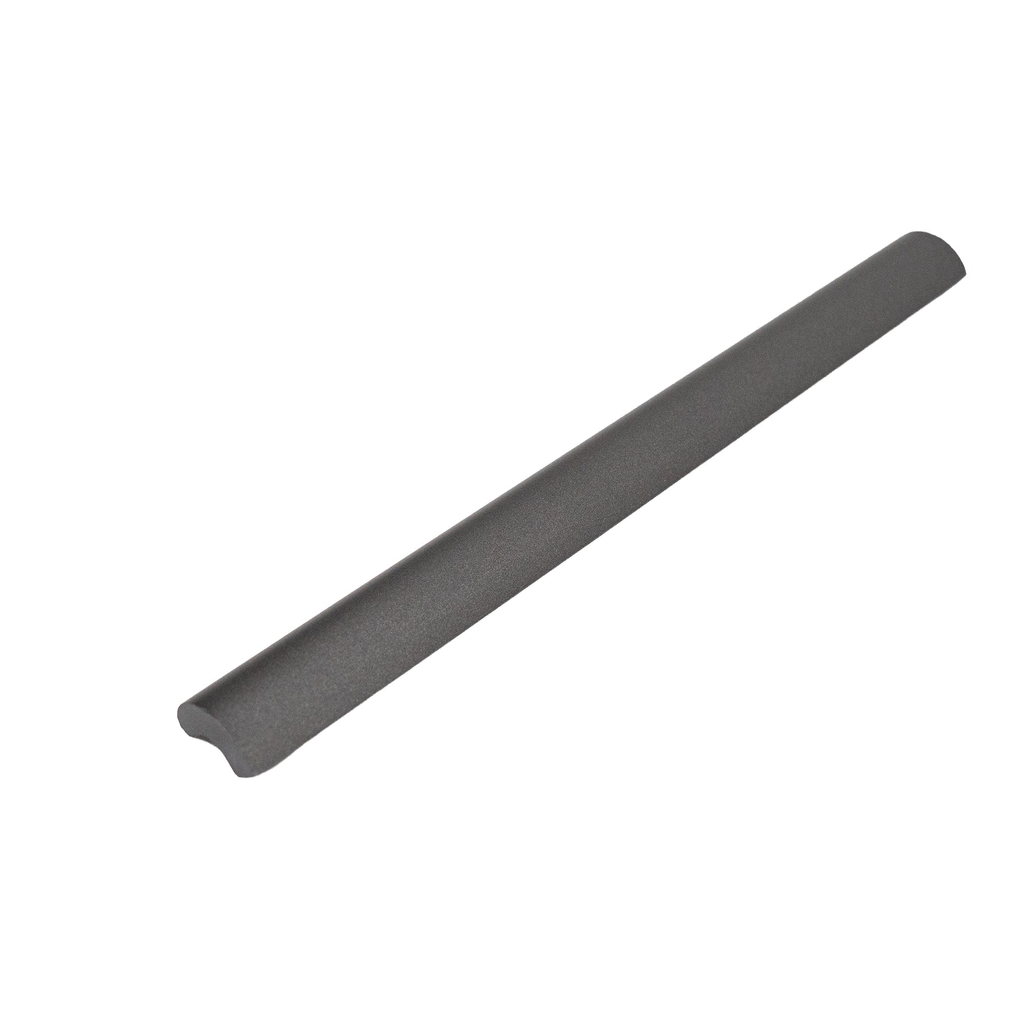 Half Moon door handle by BEACON, featuring a sleek design with a smooth curved surface for elegant door hardware.