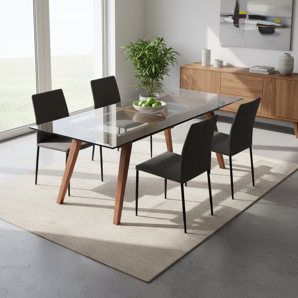 Halmstad Dinning Table 180 Cm Smz15140B-W -  Dining Tables - ebarza Furniture UAE | Shop Modern Furniture in Abu Dhabi & Dubai - مفروشات ايبازرا في الامارات | تسوق اثاث عصري وديكورات مميزة في دبي وابوظبي