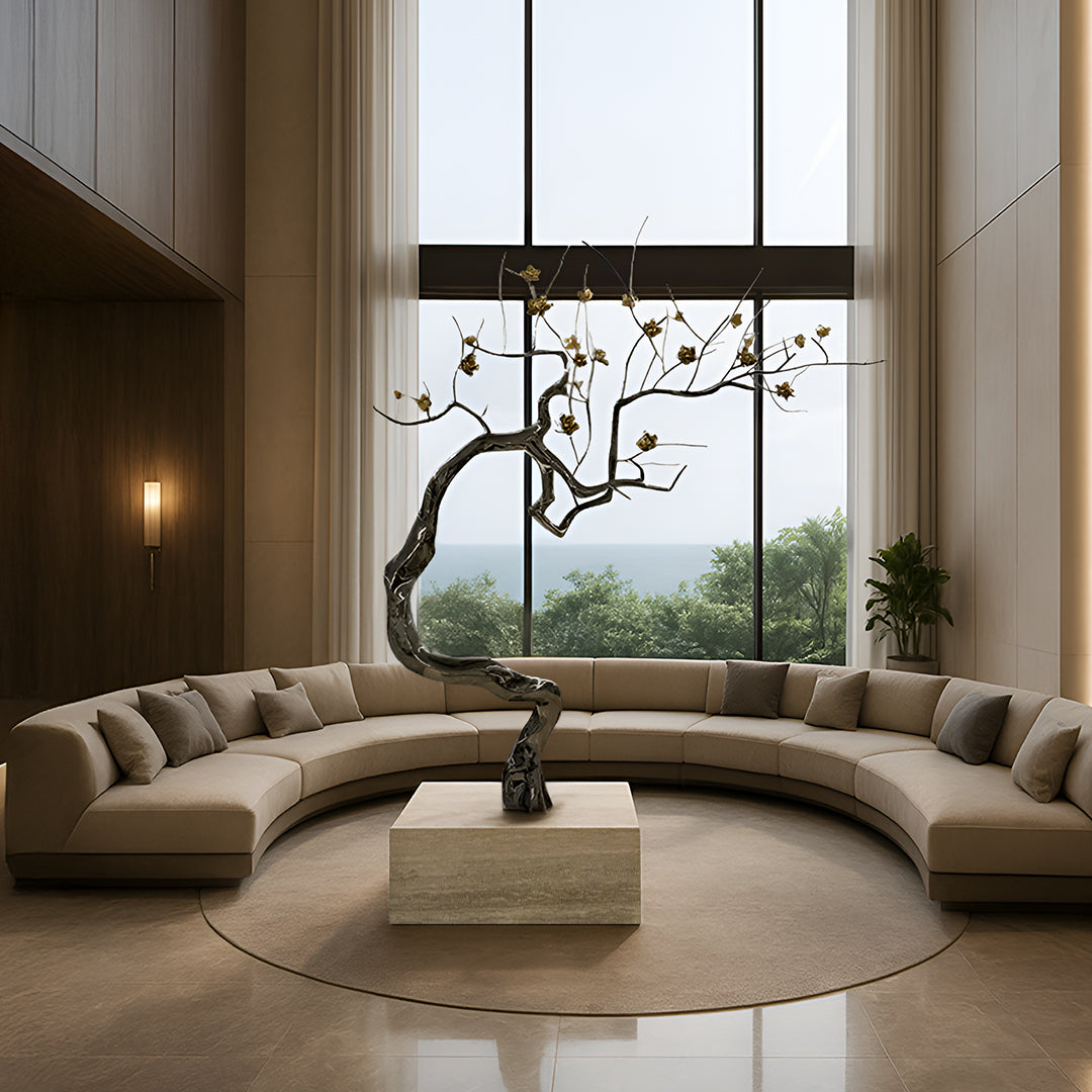 Hand Crafted Black Stainless Steel Artwork 20240056 -  Artwork - ebarza Furniture UAE | Shop Modern Furniture in Abu Dhabi & Dubai - مفروشات ايبازرا في الامارات | تسوق اثاث عصري وديكورات مميزة في دبي وابوظبي