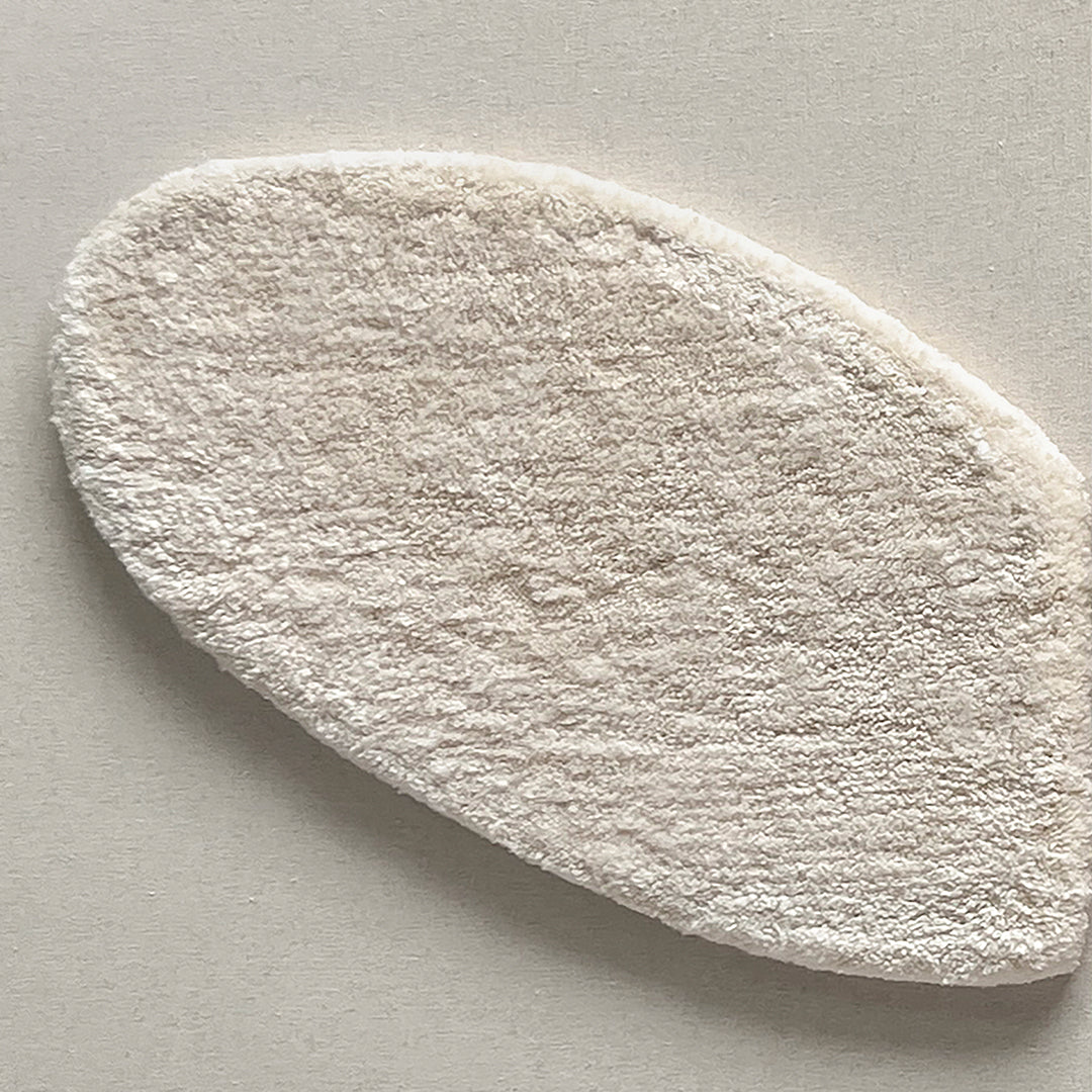 Set of 3 handmade fiber textile wall art paintings, 70x90cm, by BEACON, featuring unique textured designs for modern interior decor.