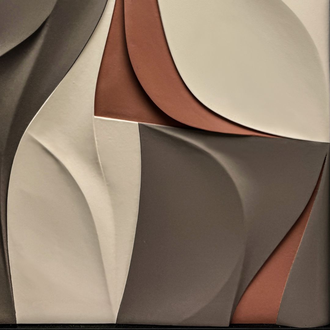 Handmade wall art painting by BEACON, 110x180cm, colorful abstract design on canvas for home decor.