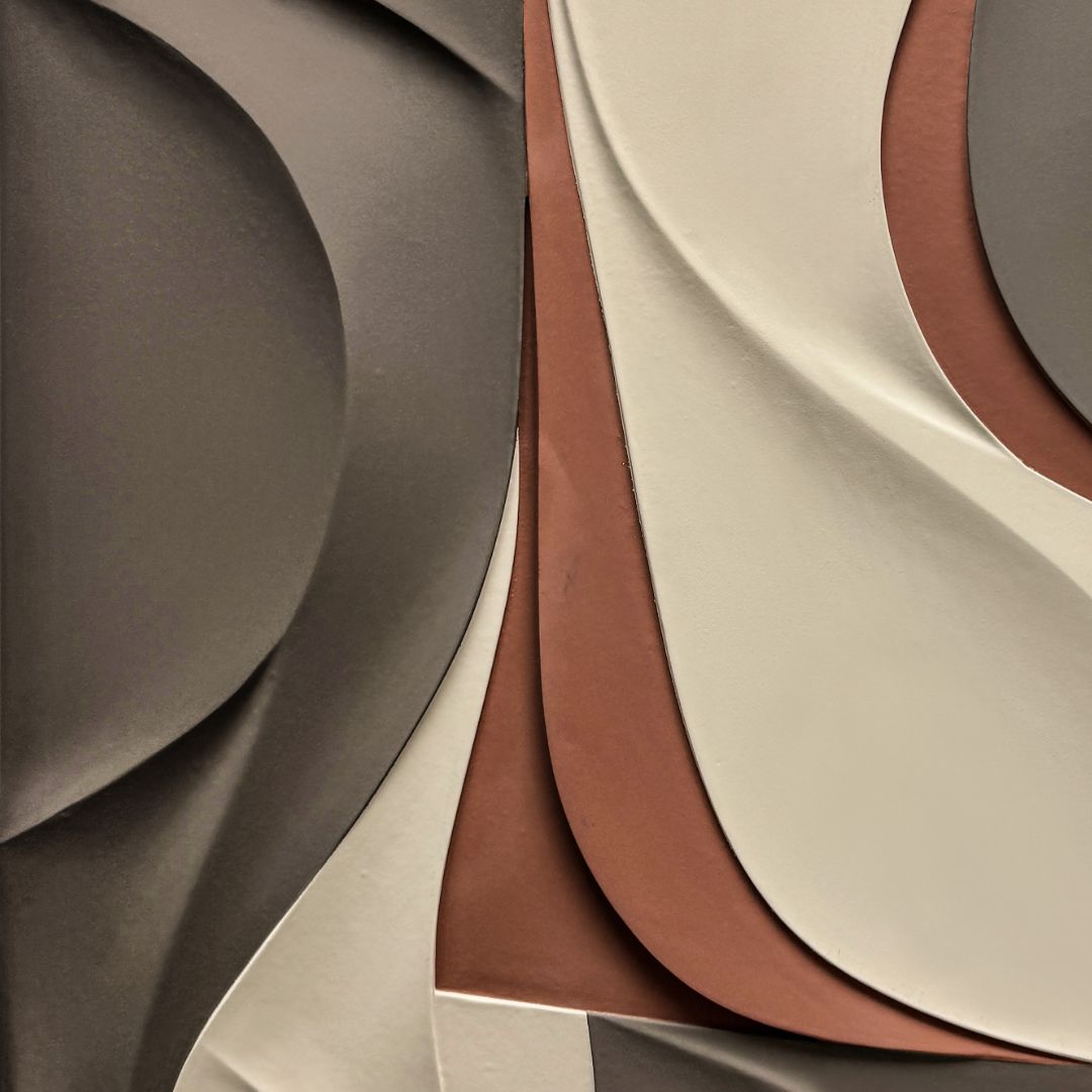 Handmade wall art painting by BEACON, 110x180cm, featuring abstract brushstrokes on canvas with vibrant colors.