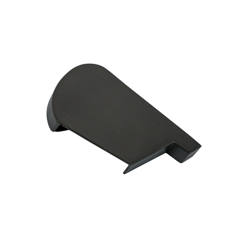 Left handrail cover cap for handrail, model DBM01701 by BEACON, designed to fit securely on the handrail end.