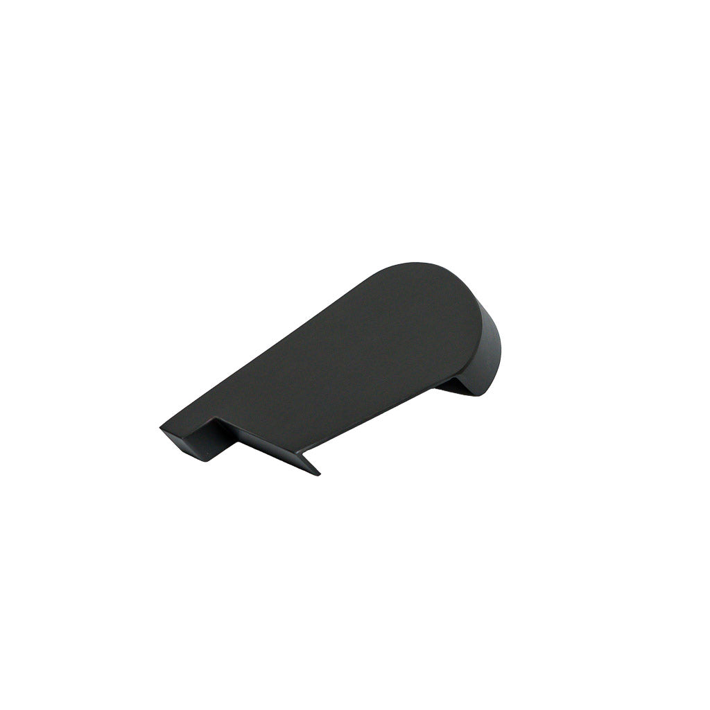 Right side BEACON handrail cover cap for model DBM01702, made of durable material, shown in close-up view.