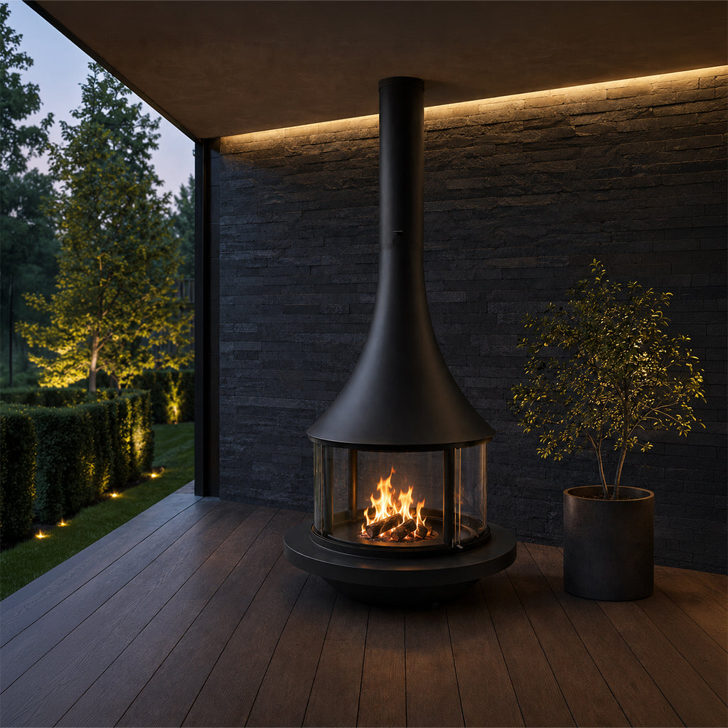 Hanging Decorative Water Vapor Electric Fireplace 3D Mist - A1200L