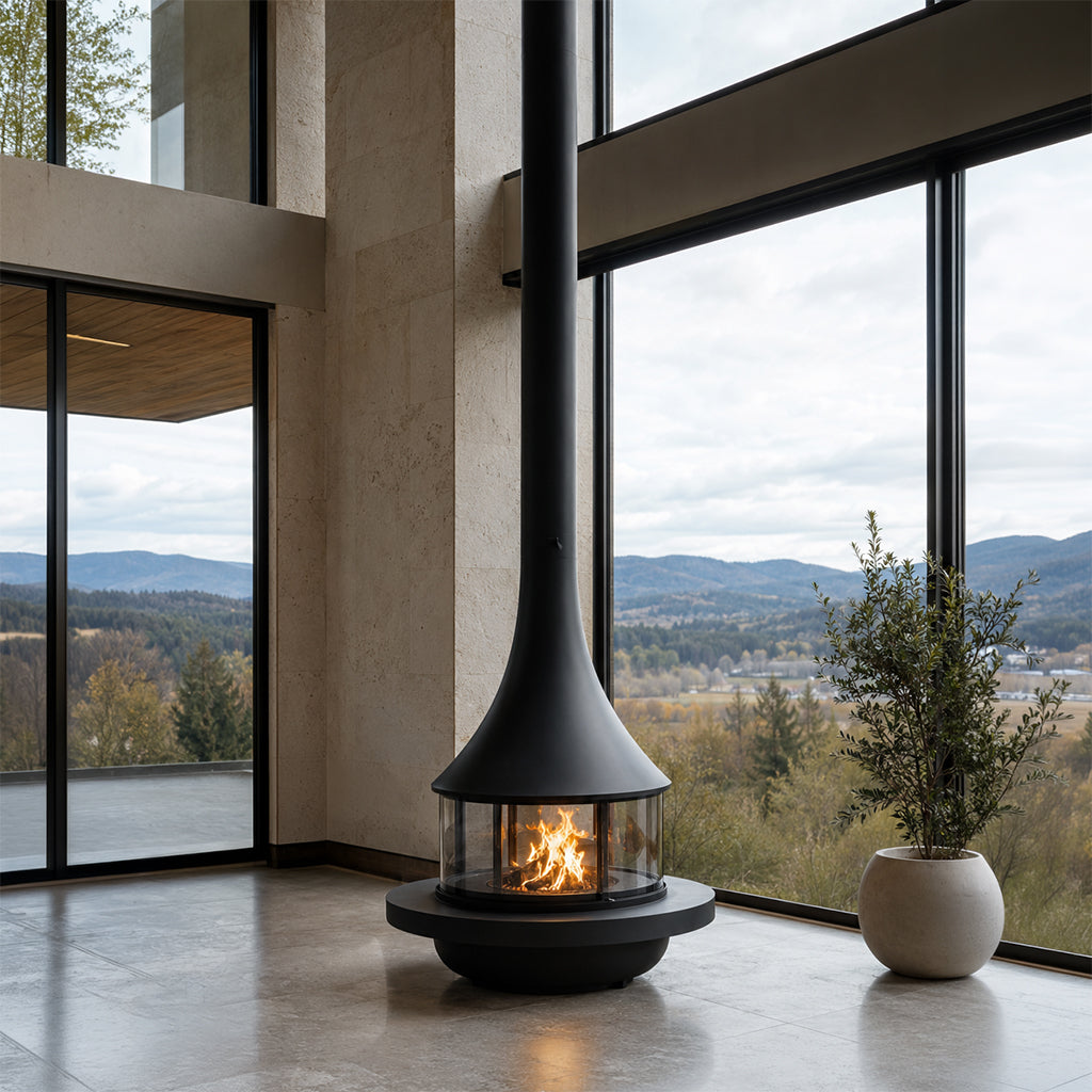 Hanging Decorative Water Vapor Electric Fireplace 3D Mist - A1200L