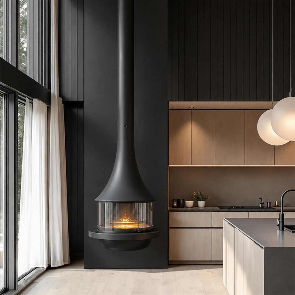 Hanging Decorative Water Vapor Electric Fireplace 3D Mist - A1200L