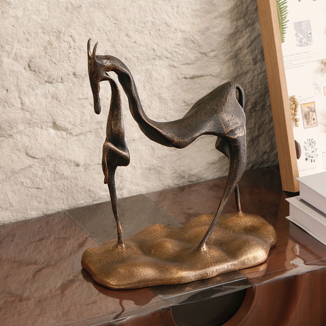 Pre-order 15 Days Delivery Hollow Horse Sculpture KA5112 -  Home Decor Figurines - ebarza Furniture UAE | Shop Modern Furniture in Abu Dhabi & Dubai - مفروشات ايبازرا في الامارات | تسوق اثاث عصري وديكورات مميزة في دبي وابوظبي