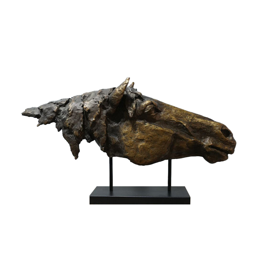 Horse Head Ornament TD-00197 -  Home Decor Figurines - ebarza Furniture UAE | Shop Modern Furniture in Abu Dhabi & Dubai - مفروشات ايبازرا في الامارات | تسوق اثاث عصري وديكورات مميزة في دبي وابوظبي