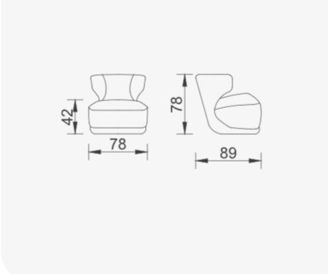 Display Item - Phantom Yakup Lounge Chair Sofa  Yakup008-Nakheel -  USED ITEM | قطعة من المعرض- كرسي صالة أريكة فانتوم ياكوب - ebarza Furniture UAE | Shop Modern Furniture in Abu Dhabi & Dubai - مفروشات ايبازرا في الامارات | تسوق اثاث عصري وديكورات مميزة في دبي وابوظبي