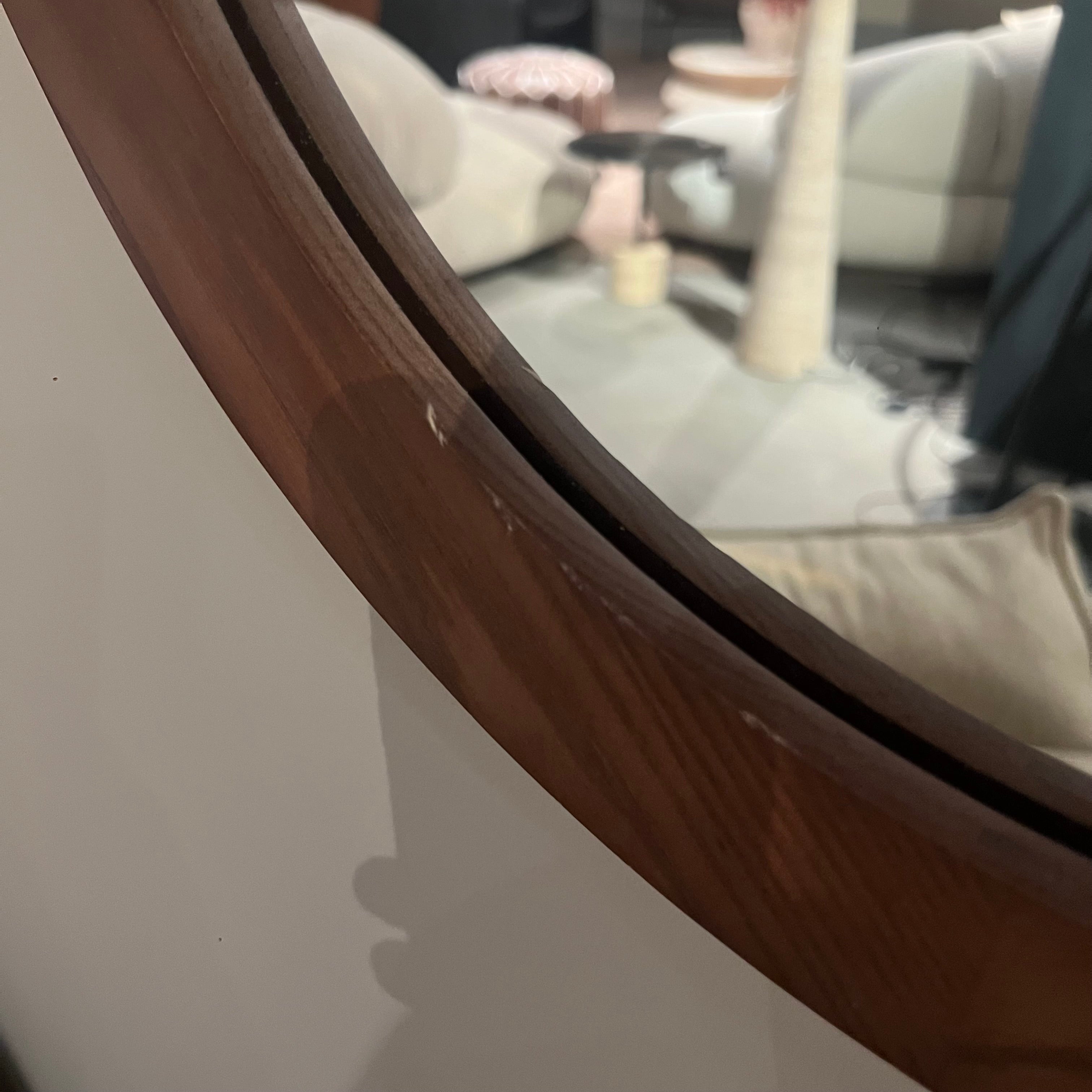 Display Item - Solid Wood And Genuine Leather Mirror Sp16236A-W Nakheel -  DISPLAY ITEM - ebarza Furniture UAE | Shop Modern Furniture in Abu Dhabi & Dubai - مفروشات ايبازرا في الامارات | تسوق اثاث عصري وديكورات مميزة في دبي وابوظبي