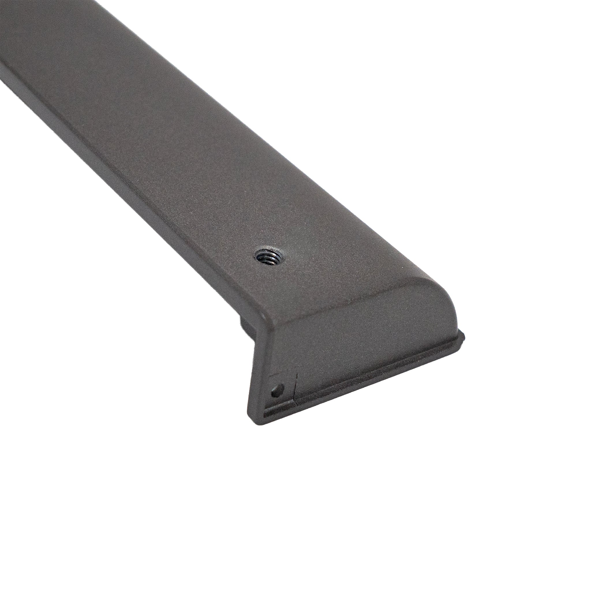 Close-up of BEACON Inserted Handle NQLS door handle with inserted handle design on a modern door.