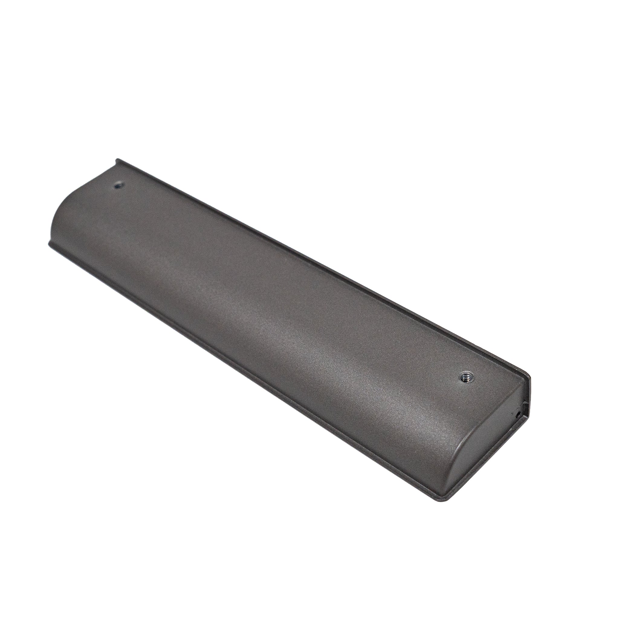 BEACON Inserted Handle NQLS door handle with sleek design and metallic finish, shown installed on a door.