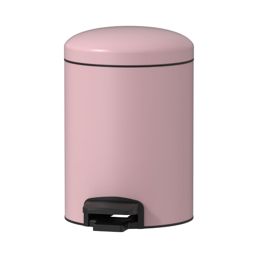 Pink Pedal Bin JH-8854-PINK -  Bathroom Accessories | سلة المهملات ذات الدواسة الوردية - ebarza Furniture UAE | Shop Modern Furniture in Abu Dhabi & Dubai - مفروشات ايبازرا في الامارات | تسوق اثاث عصري وديكورات مميزة في دبي وابوظبي