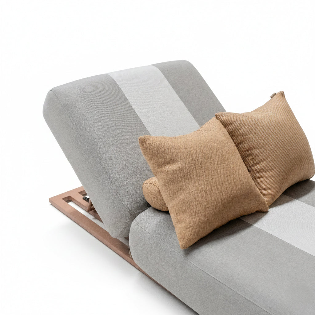 JOY Sunbed  Outdoor LOUNGER JO-13+ 2*CU-02 -  Sunloungers - ebarza Furniture UAE | Shop Modern Furniture in Abu Dhabi & Dubai - مفروشات ايبازرا في الامارات | تسوق اثاث عصري وديكورات مميزة في دبي وابوظبي