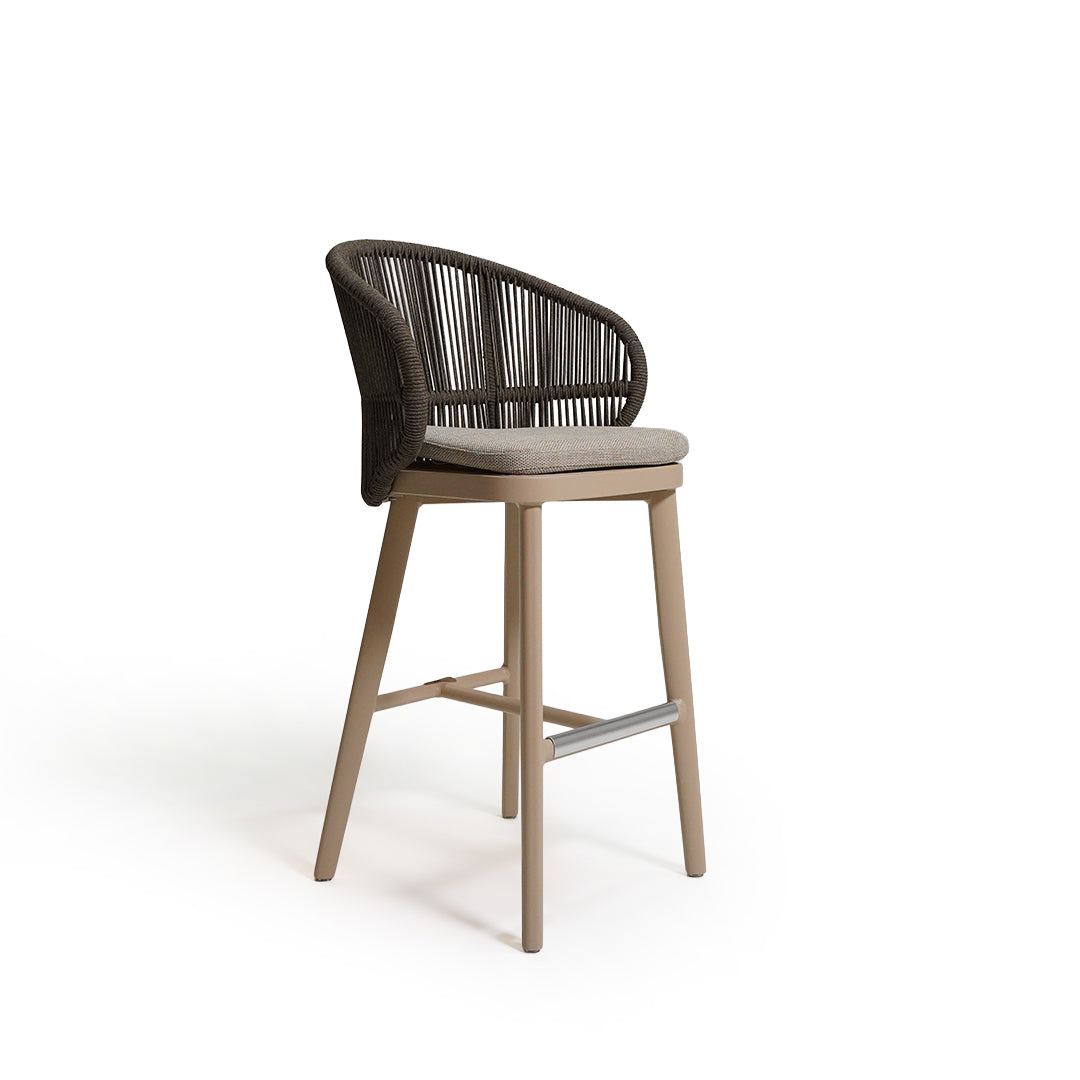 JUMBO INDOOR/OUTDOOR BARSTOOL WITH SEAT CUSHION KC8607N18ROP -  Bar Stools - ebarza Furniture UAE | Shop Modern Furniture in Abu Dhabi & Dubai - مفروشات ايبازرا في الامارات | تسوق اثاث عصري وديكورات مميزة في دبي وابوظبي