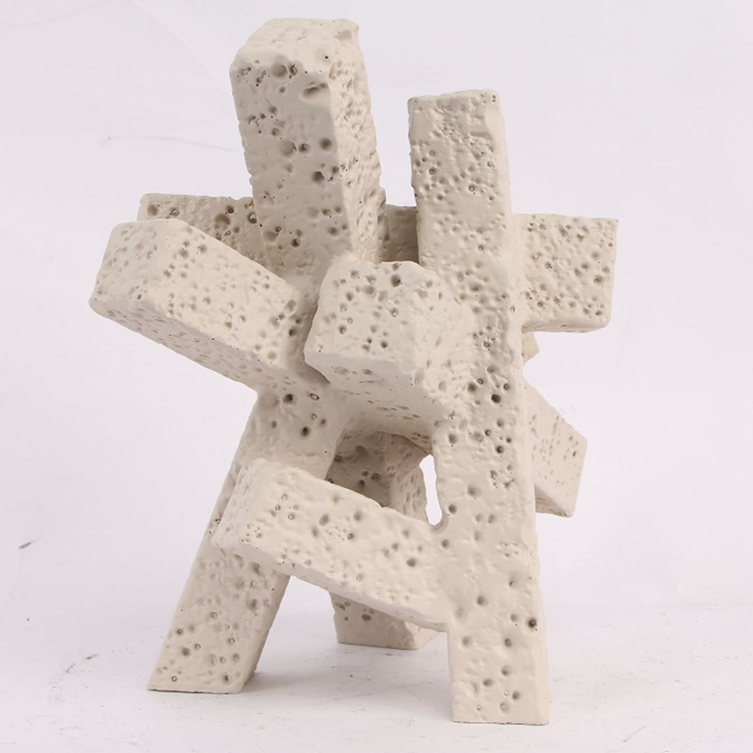 Pre-order 15 Days Delivery Muddy Grey Abstract Form KA5116A -  Home Decor Figurines - ebarza Furniture UAE | Shop Modern Furniture in Abu Dhabi & Dubai - مفروشات ايبازرا في الامارات | تسوق اثاث عصري وديكورات مميزة في دبي وابوظبي