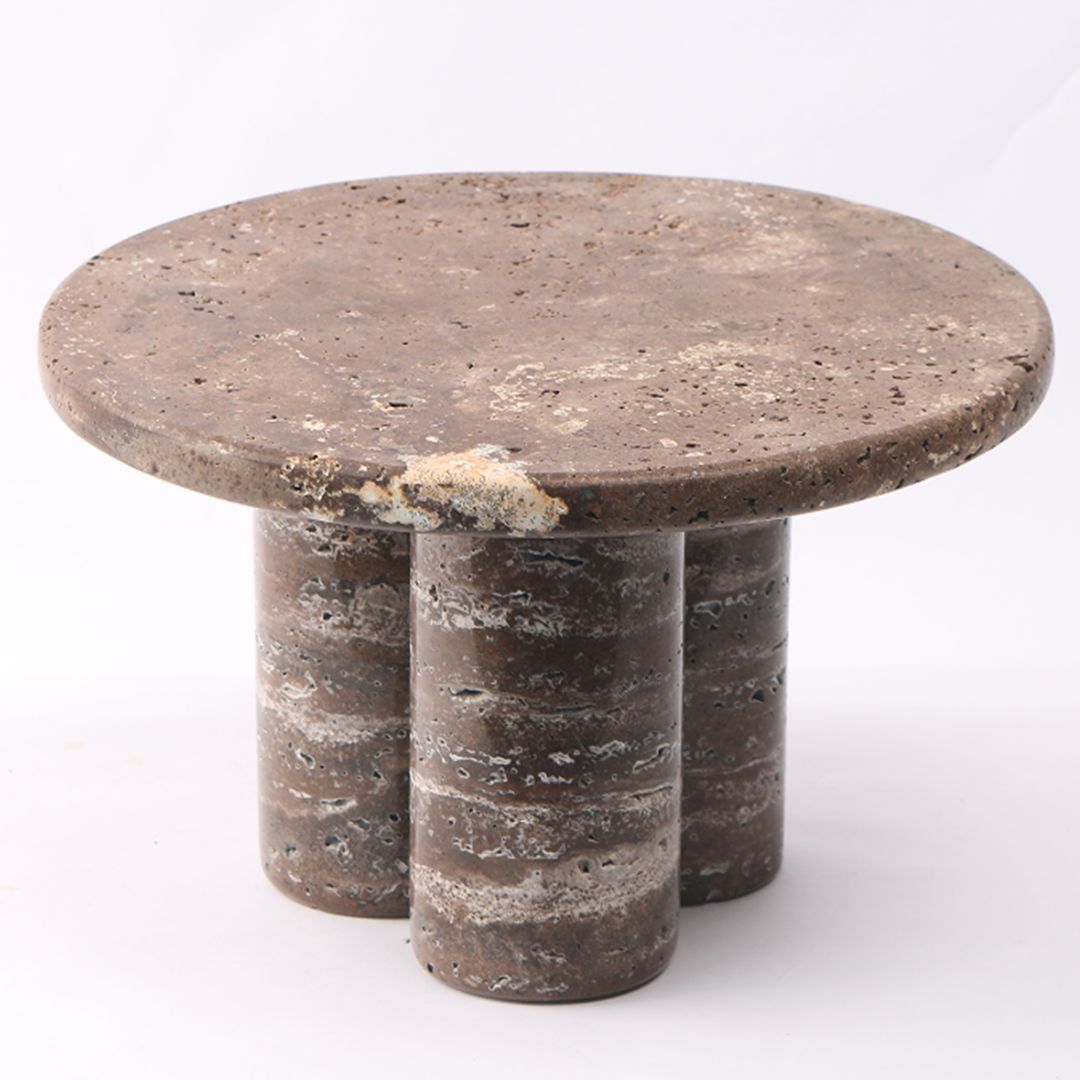 Pre-order 15 Days Delivery LIGHT BROWN Standing Marble Tray-L KC5040BL -  Trays - ebarza Furniture UAE | Shop Modern Furniture in Abu Dhabi & Dubai - مفروشات ايبازرا في الامارات | تسوق اثاث عصري وديكورات مميزة في دبي وابوظبي