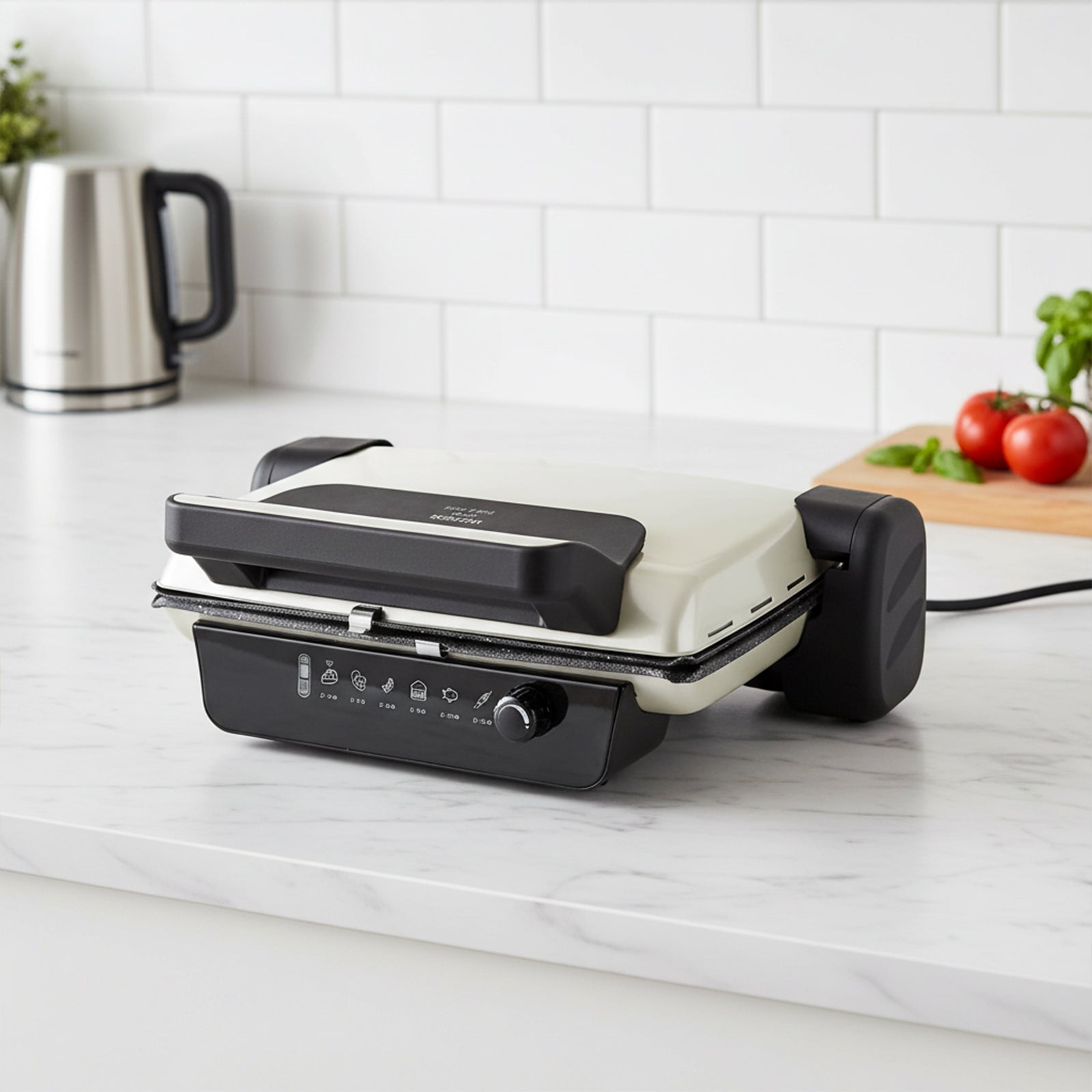 Karaca Crust Grill Toast Grill and Toaster 6 Slices Matte Cream 153.09.01.6893 -  Kitchen Appliances - ebarza Furniture UAE | Shop Modern Furniture in Abu Dhabi & Dubai - مفروشات ايبازرا في الامارات | تسوق اثاث عصري وديكورات مميزة في دبي وابوظبي