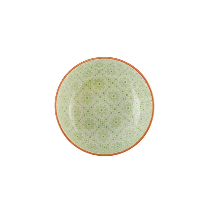 Pre-order for 25 Days Delivery - Karaca Floral Green Round Snack Bowl 10 cm 153.03.08.2975 -  Bowls | الطلب المسبق لمدة 25 يومًا - وعاء وجبات خفيفة مستدير باللون الأخضر الزهري من كاراجا مقاس 10 سم - ebarza Furniture UAE | Shop Modern Furniture in Abu Dhabi & Dubai - مفروشات ايبازرا في الامارات | تسوق اثاث عصري وديكورات مميزة في دبي وابوظبي