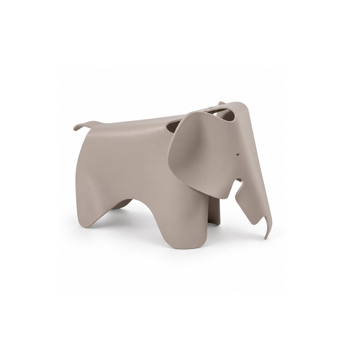 Light coffee acrylic kids stool by RUDI, model PC-027, featuring a modern design suitable for children's seating.