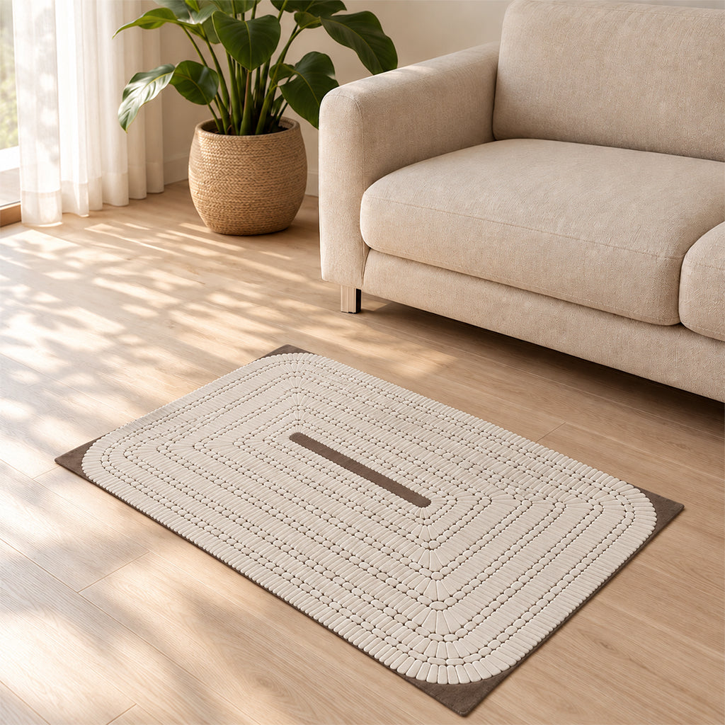 Pre-order 55 Days Delivery 90X60 Cm Kyoto Pathway Hand Tufted Acrylic Carpet NR-098-9060