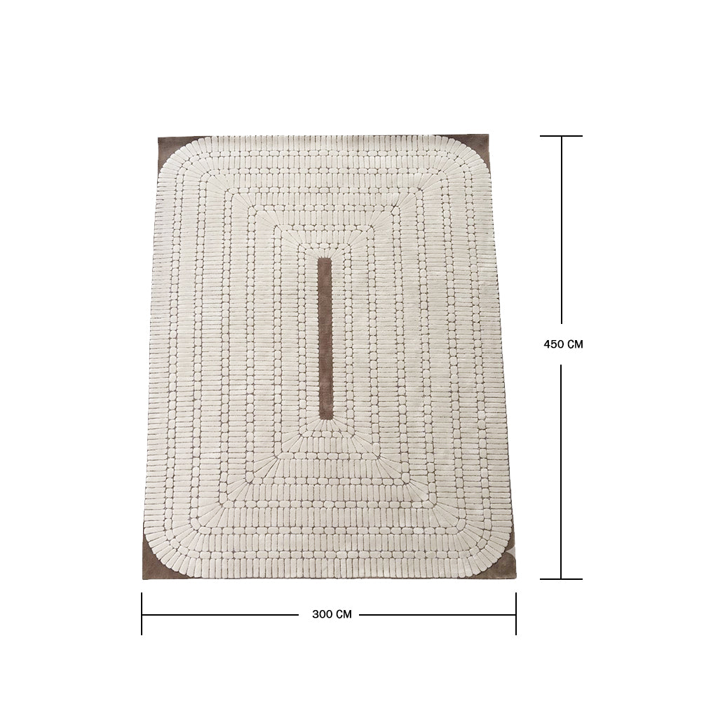 Pre-order 55 Days Delivery 450X300 Cm Kyoto Pathway Hand Tufted Acrylic Carpet NR-098-4530