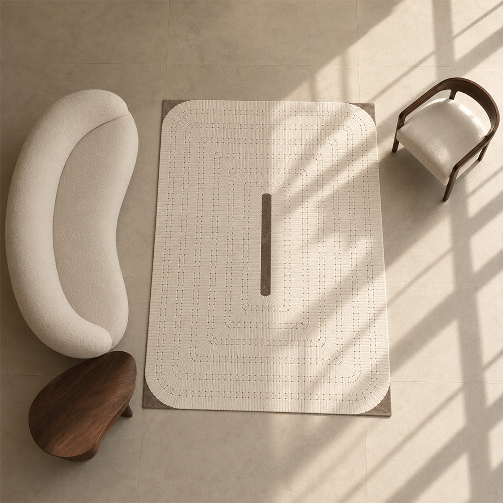 Pre-order 55 Days Delivery 450X300 Cm Kyoto Pathway Hand Tufted Acrylic Carpet NR-098-4530