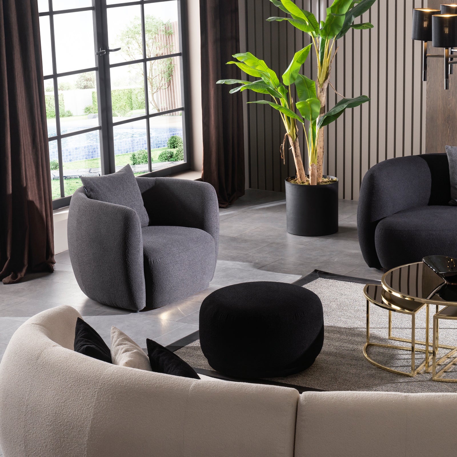 Crown Armchair SBRN-CRN1S -  Lounge Chairs | كرسي التاج - ebarza Furniture UAE | Shop Modern Furniture in Abu Dhabi & Dubai - مفروشات ايبازرا في الامارات | تسوق اثاث عصري وديكورات مميزة في دبي وابوظبي