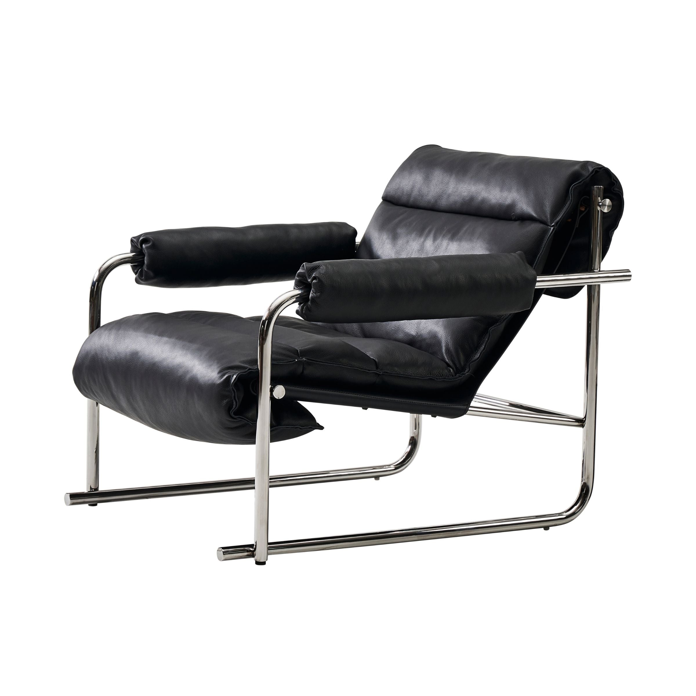 Murcia Whole Leather Lounge chair LC066 -  Lounge Chairs | كرسي صالة مورسيا من الجلد بالكامل - ebarza Furniture UAE | Shop Modern Furniture in Abu Dhabi & Dubai - مفروشات ايبازرا في الامارات | تسوق اثاث عصري وديكورات مميزة في دبي وابوظبي